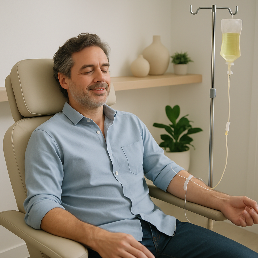 IV therapy session helping adults over 35 boost energy and speed recovery naturally | True Test