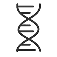 TrueHealth | True Test HRT Icon DNA Grayscale