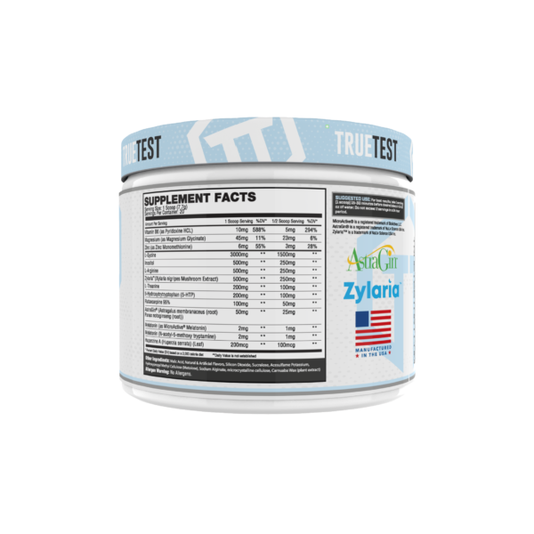 True Sleep Product Supplement Facts